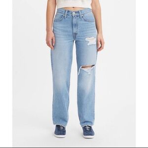 Levi’s | ‘94 Baggy Straight Jeans in Medium Indigo Destructed